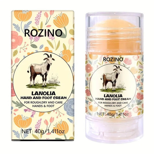 ROZINO Lanolia Hand and Foot Cream, Hand and Foot Moisturizing Cream ββ Rejuvenating and Hydrating Care Cream, Deep Skin Hydrating Cream, Suitable for Dry and Cracked Skin