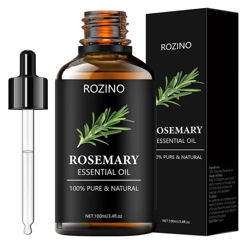 100% Pure Rosemary Oil by ROZINO – Repair, Brighten & Glow Naturally