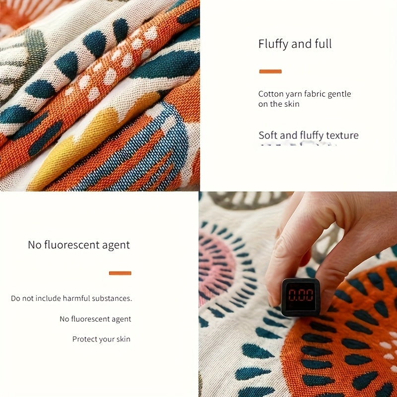 1pc 100% Cotton Bath Towel, Ultra-Soft Floral Bath Towel-Quick-Dry, AbsorbentPolyester, Perfect for Home & Beach Use, 62.99*31.5inch