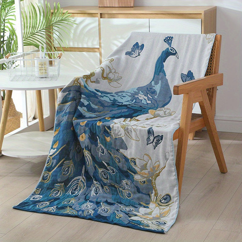 Luxuriously Soft & Ultra-Thick Oversized Bath Towel - Quick-Dry Technology, Lint-Free, Plush Rectangular Spa Wrap Towel with Modern Rabbit & Floral Design in Light Blue & Pink - High Absorbency, Durable, Beige for Home, Spa, Travel - Ideal for Adult