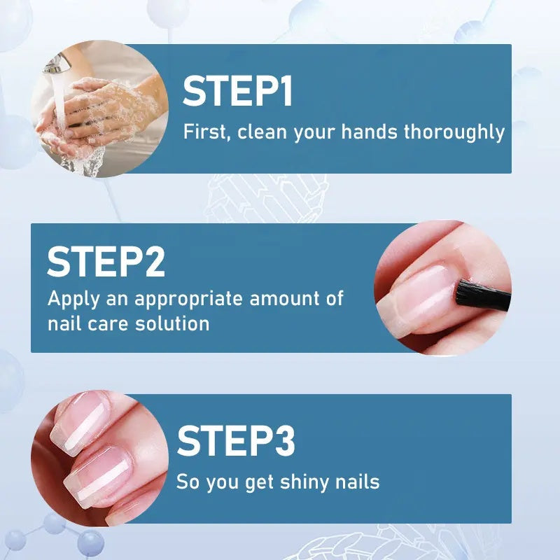 [3 bottles]ROZINO 3 Days Nail Care - Keratin Amino Acid Formula for Superior Nail Nourishment Manicure Treatment with High Brightness & Scratch Resistance 16ml