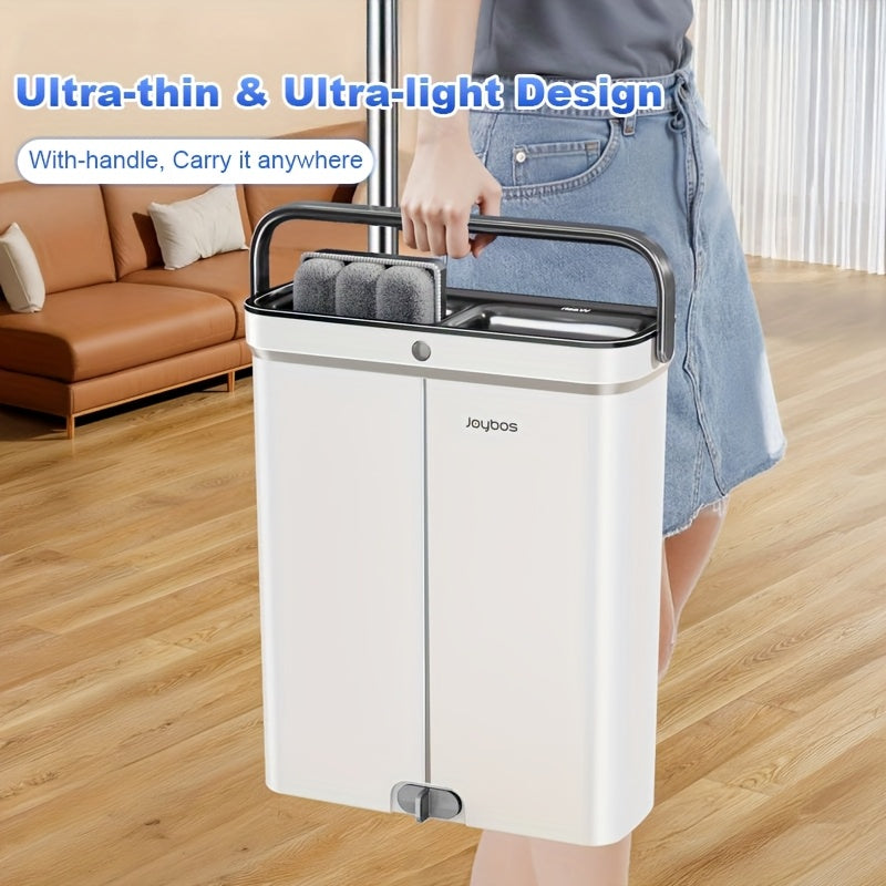 Set of Flat Mop And Bucket with an Improved Wringer, Allowing Hands-Free Operation for Cleaning Floors. Suitable for Both Wet And Dry Use, It Effectively Separates Dirty And Clean Water. Ideal for Deep Cleaning Floors And Walls