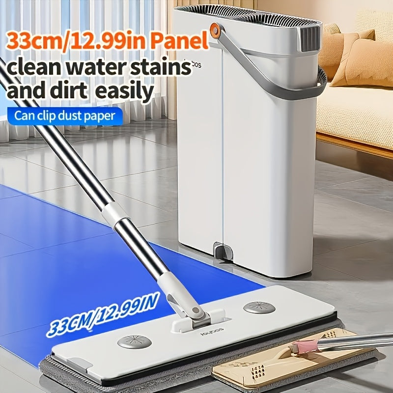 The Enhanced Mop And Bucket Set for 2025 Features 12.99\u002F15.75-Inch Dimensions And Includes 2, 4, Or 6 Ultra-Fine Fiber Pads That Are Machine Washable. It'S Ideal for Cleaning Floors in The Living Room, Bedroom, Kitchen, And Bathroom