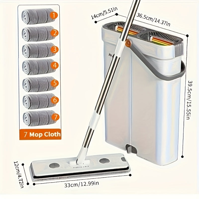 The Enhanced Mop And Bucket Set for 2025 Features 12.99\u002F15.75-Inch Dimensions And Includes 2, 4, Or 6 Ultra-Fine Fiber Pads That Are Machine Washable. It'S Ideal for Cleaning Floors in The Living Room, Bedroom, Kitchen, And Bathroom