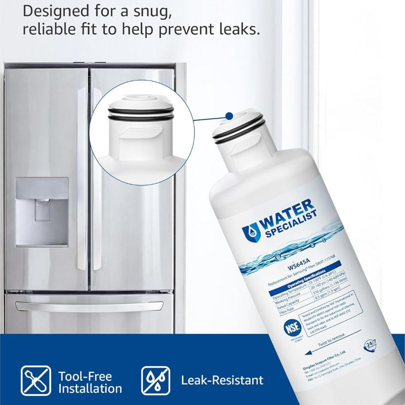 Square Refrigerator Hard Water Home Filter