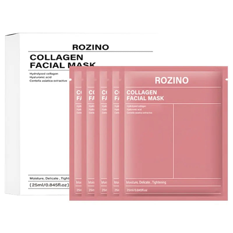 Biological collagen facial mask - moisturizing, pore shrinking, and tightening - enhance skin moisture, shrink pores, enhance elasticity, and glow youthful beauty facial mask
