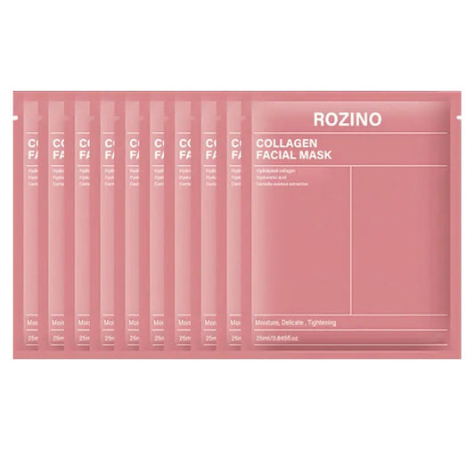 Biological collagen facial mask - moisturizing, pore shrinking, and tightening - enhance skin moisture, shrink pores, enhance elasticity, and glow youthful beauty facial mask