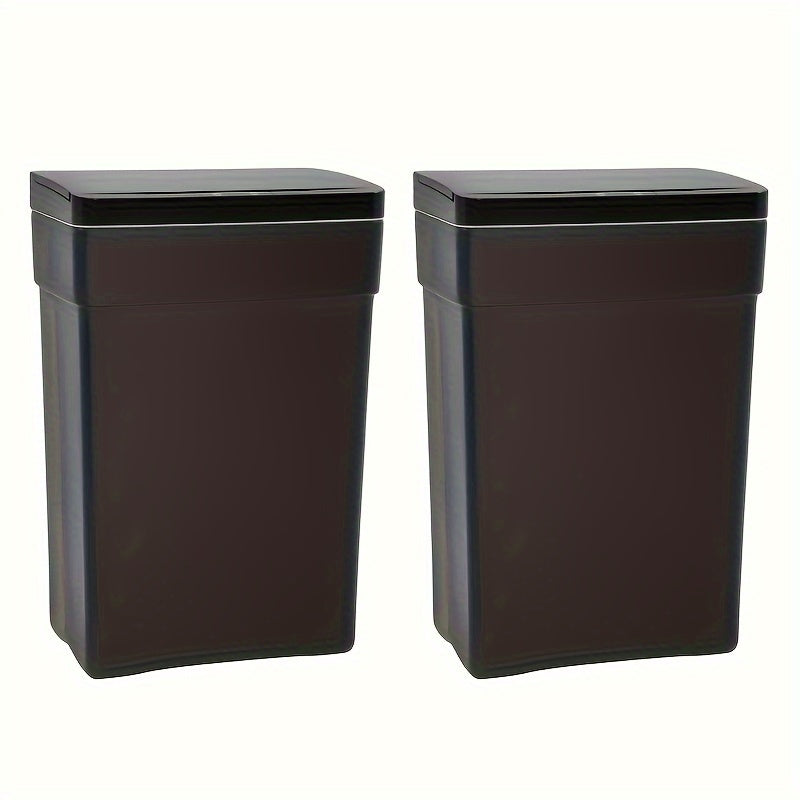 13 Gallon Trash Can Automatic Kitchen Trash Can Touch Free High-Capacity Garbage Can with Lid for Bedroom Bathroom Home Office 50 Liter