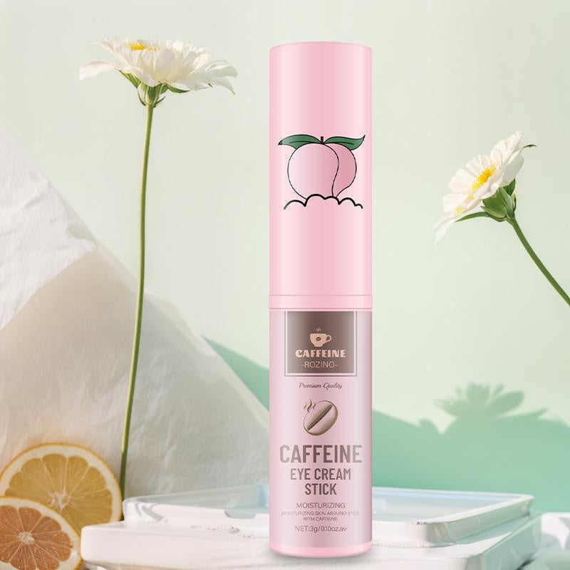 [Four Pack]ROZINO Caffeine Eye Cream Stick - Moisturizing and Restoring Skin Vitality, Eye Brightener and Corrector, 3g