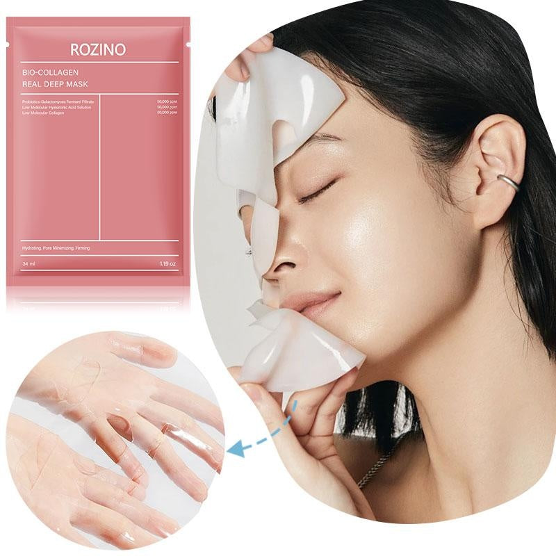 One-piece facial mask