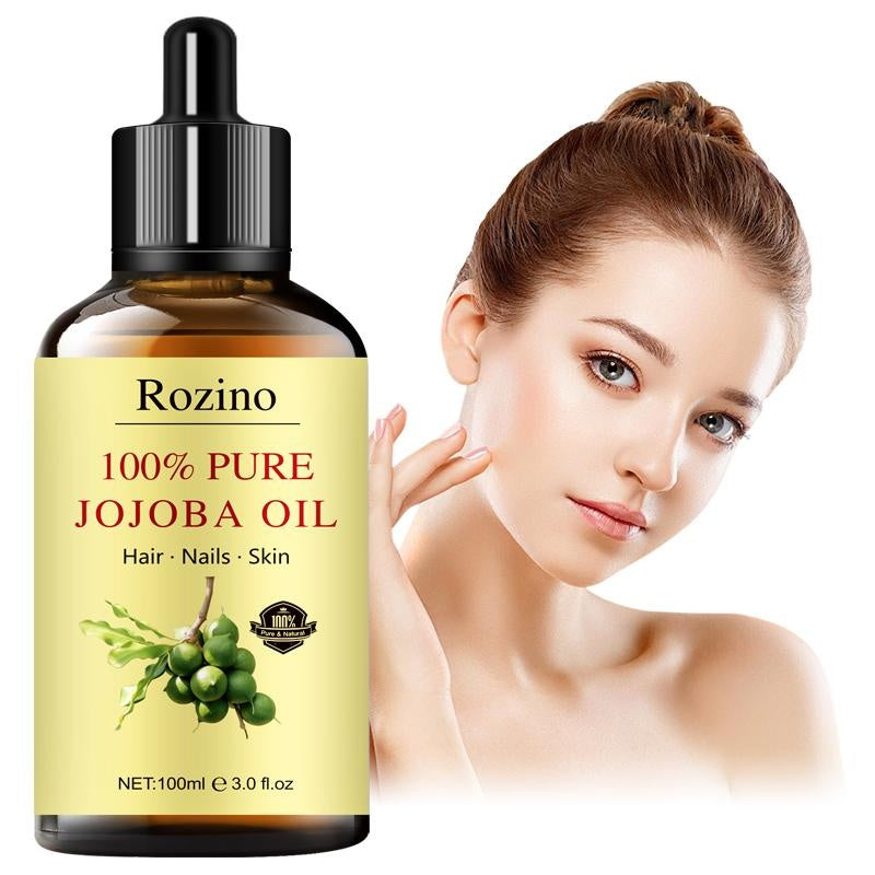 Rozino 100% Pure Jojoba Oil - Lubrication Maintenance, No - Rinse & Fast Absorb