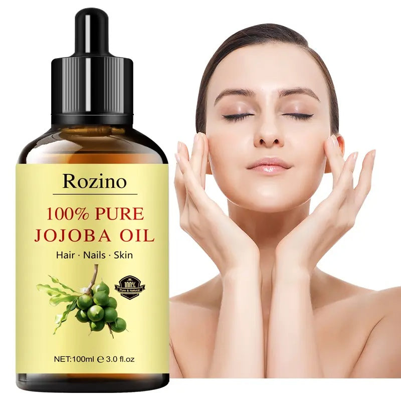 Rozino 100% Pure Jojoba Oil - Lubrication Maintenance, No - Rinse & Fast Absorb