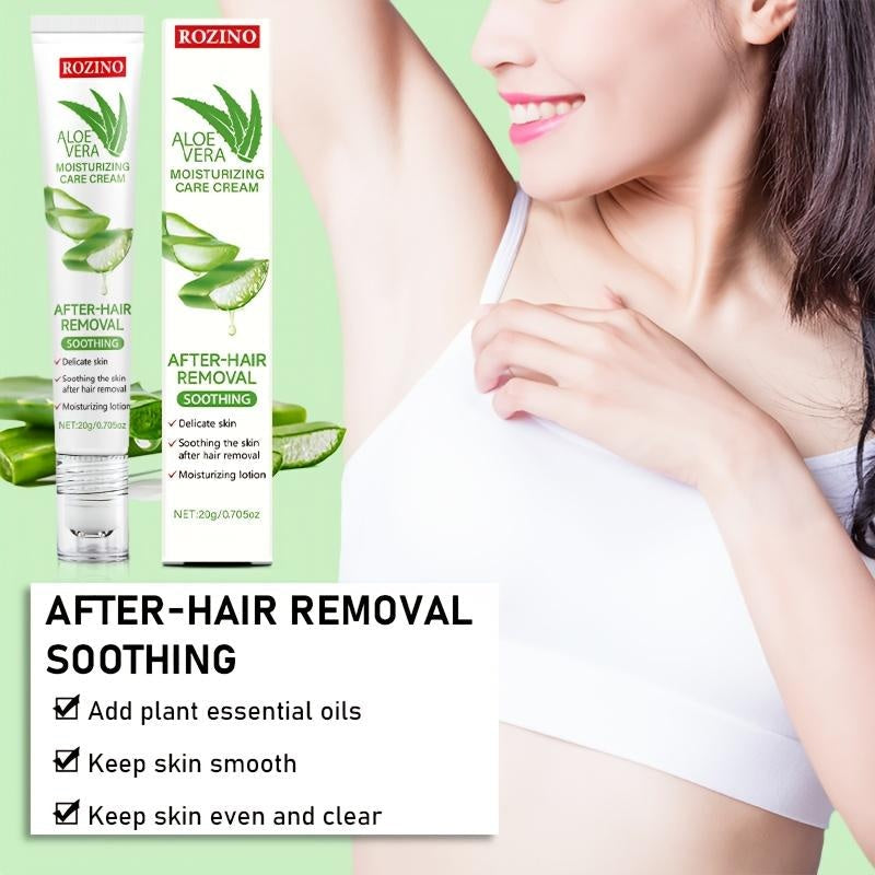 Rozino Aloe Vera Post-Hair Removal Cream: Soothing, Moisturizing for Smooth Skin