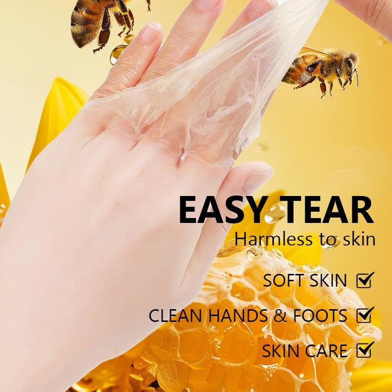 ROZINO Bee Venom & Chamomile Hand & Foot Mask - Intense Moisturizing, Hydrating, Nourishing & Exfoliating Formula for Dry Skin Care 150g
