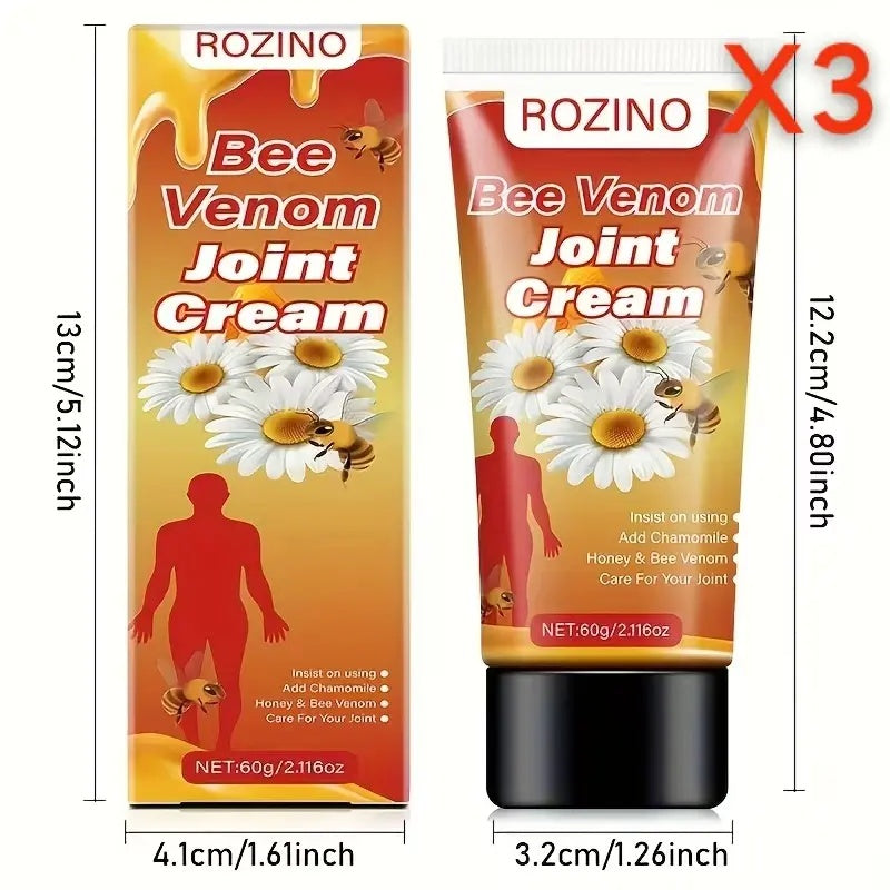 Rozino Bee Venom Joint Cream | Nourish Joints, Suitable for All Joints & Moisturizing