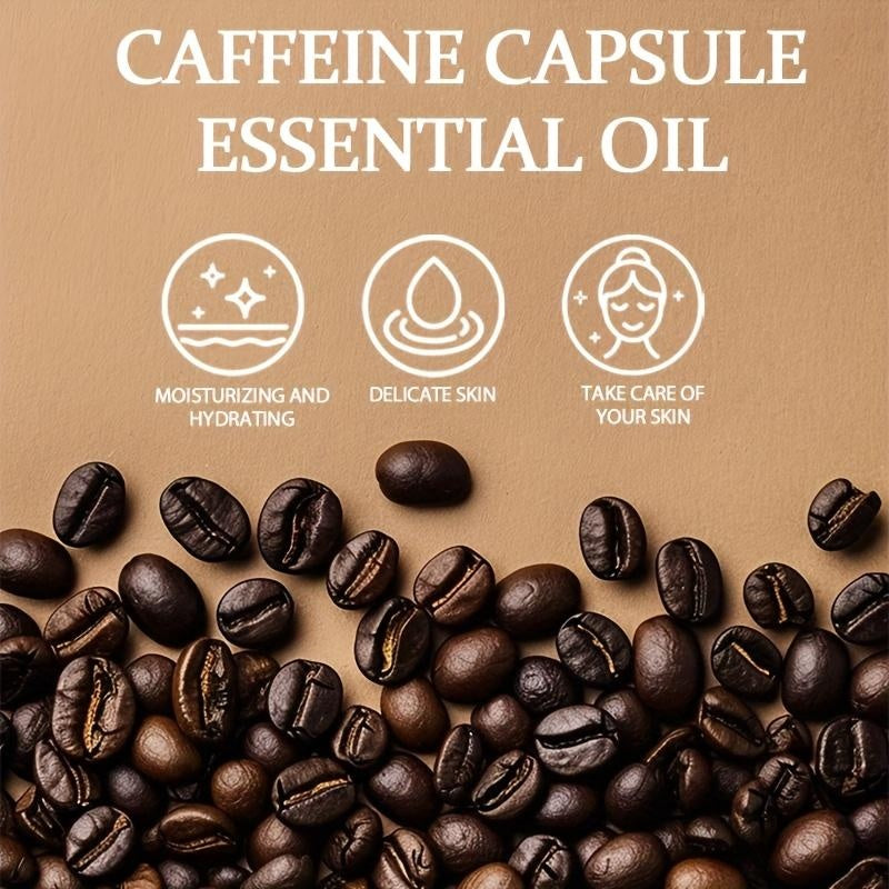 ROZINO Caffeine Hair Capsules Super Smooth & Glossy Magic for Enhanced Hair Shine and Brilliance