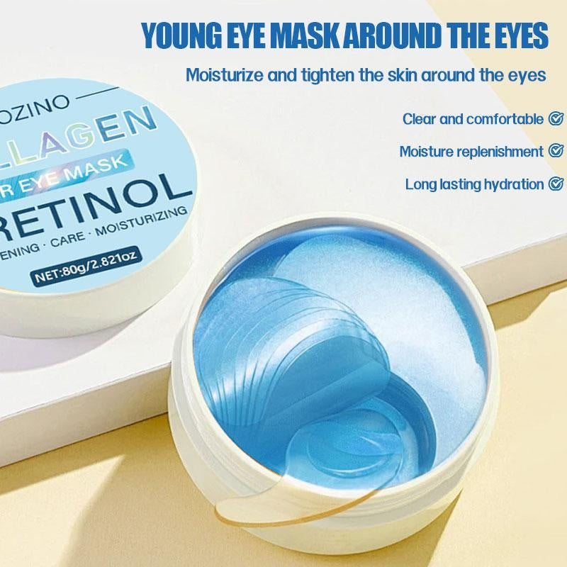 ROZINO Collagen + Retinol Under Eye Mask - Tightening and Nourishing Eye Care