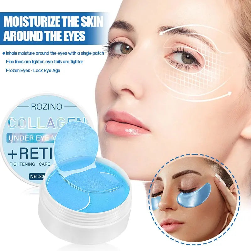 ROZINO Collagen + Retinol Under Eye Mask - Tightening and Nourishing Eye Care