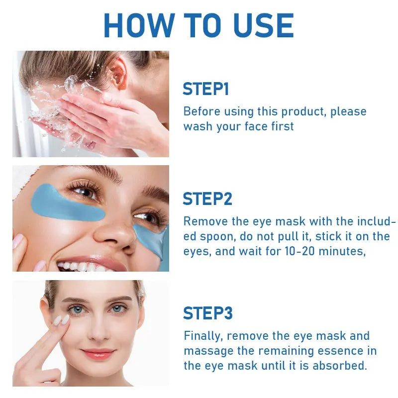 ROZINO Collagen + Retinol Under Eye Mask - Tightening and Nourishing Eye Care