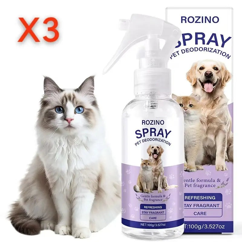 ROZINO Gentle Pet Spray: Fresh Scent & Moisturizing Care
