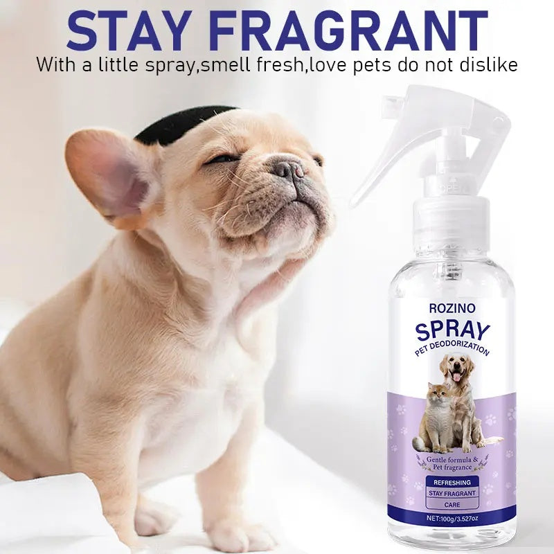 ROZINO Gentle Pet Spray: Fresh Scent & Moisturizing Care