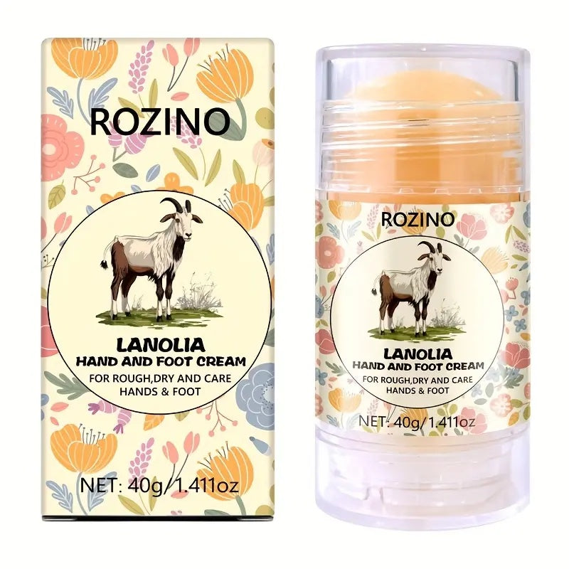 ROZINO Lanolia Hand and Foot Cream, Hand and Foot Moisturizing Cream —— Rejuvenating and Hydrating Care Cream, Deep Skin Hydrating Cream, Suitable for Dry and Cracked Skin
