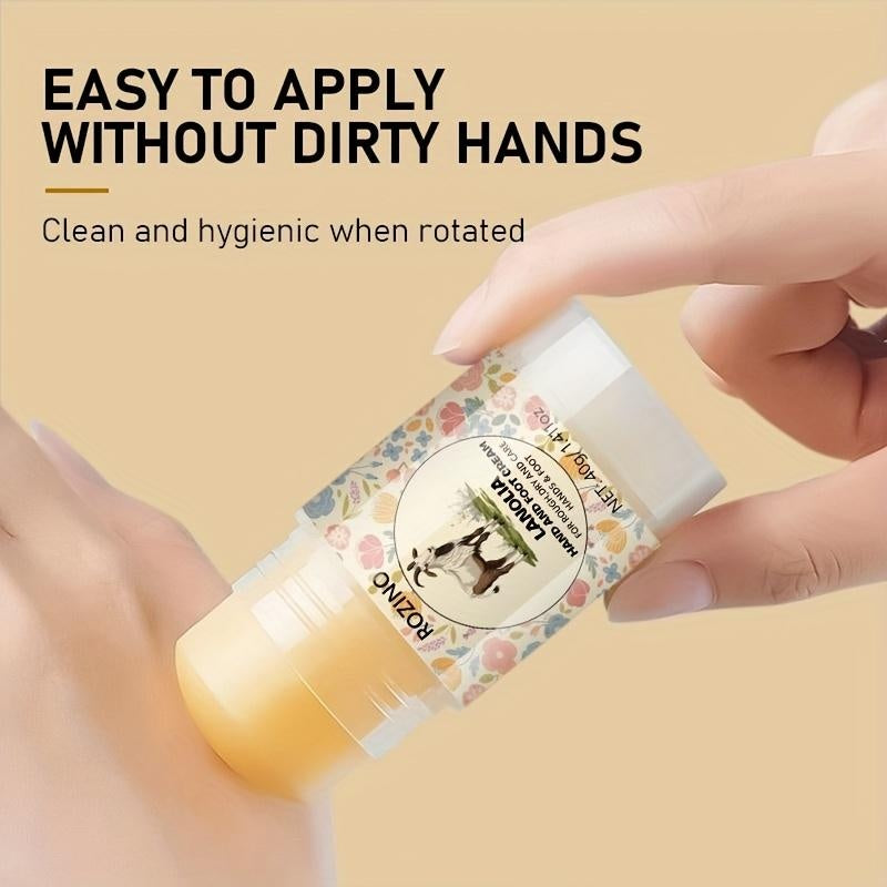 ROZINO Lanolia Hand and Foot Cream, Hand and Foot Moisturizing Cream —— Rejuvenating and Hydrating Care Cream, Deep Skin Hydrating Cream, Suitable for Dry and Cracked Skin