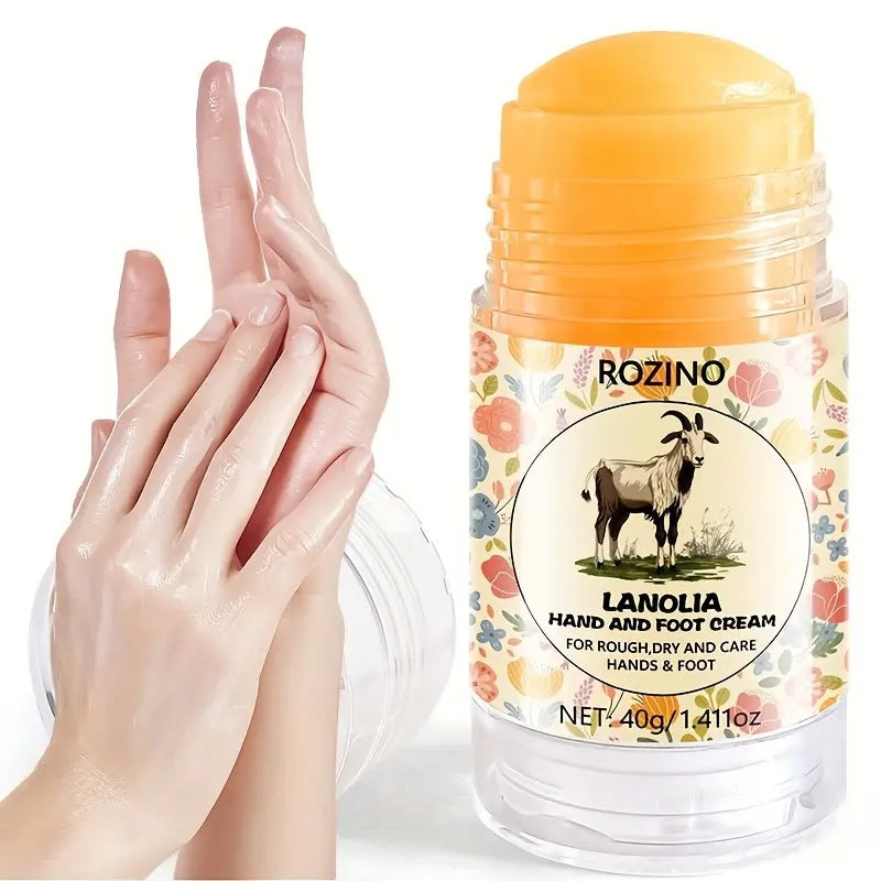 ROZINO Lanolia Hand and Foot Cream, Hand and Foot Moisturizing Cream —— Rejuvenating and Hydrating Care Cream, Deep Skin Hydrating Cream, Suitable for Dry and Cracked Skin