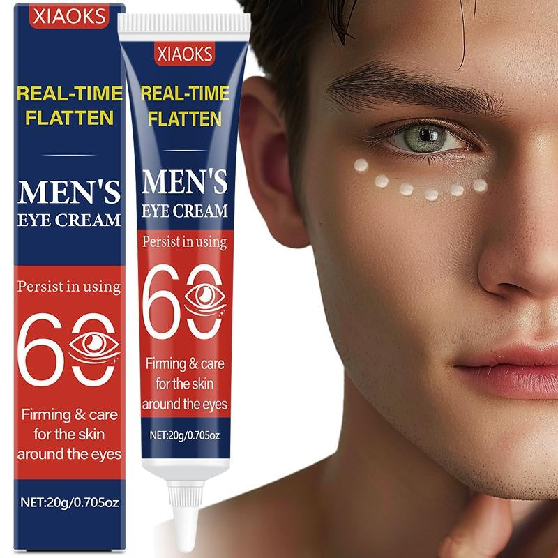 ROZINO Men's Eye Cream for Dark Circles & Puffiness - Anti-Aging Formula Reduces Eye Bags Wrinkles Fine Lines with Aloe Vera 20g