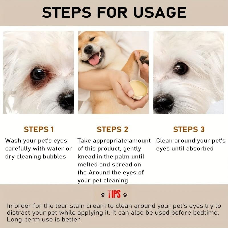 ROZINO Pet Eye Care Balm | Apply Anytime, Moisturize & Clean, Protect Eye Area Dryness