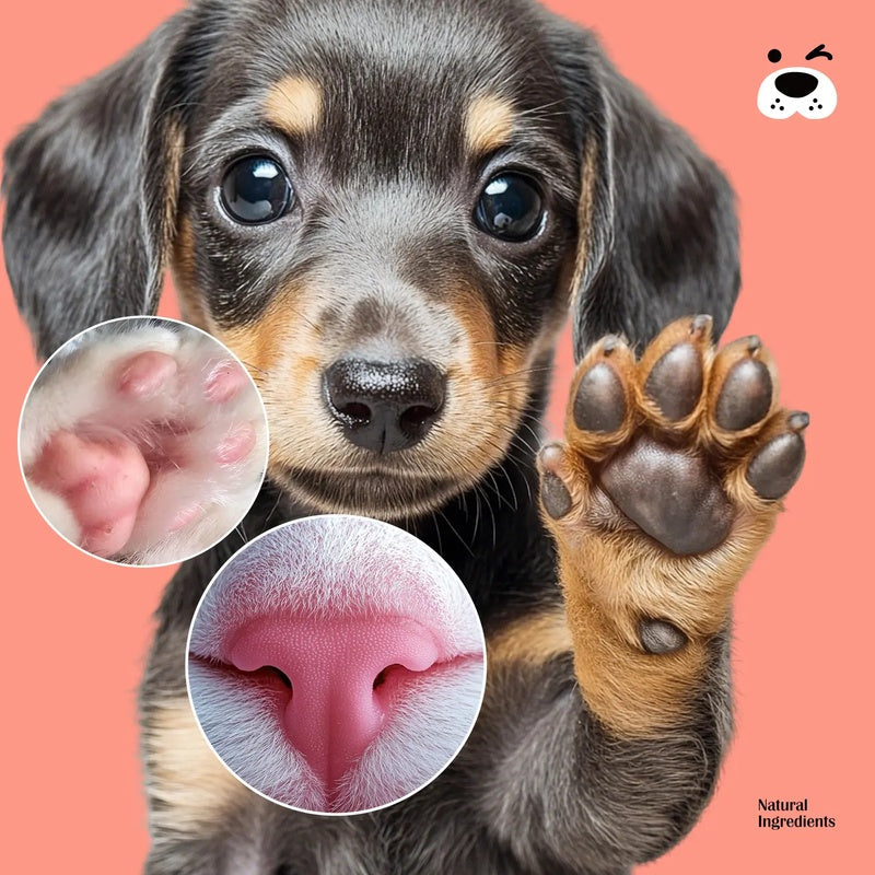 ROZINO Pet Paw & Nose Balm - Vitamin E Moisturizing for Smooth Paws