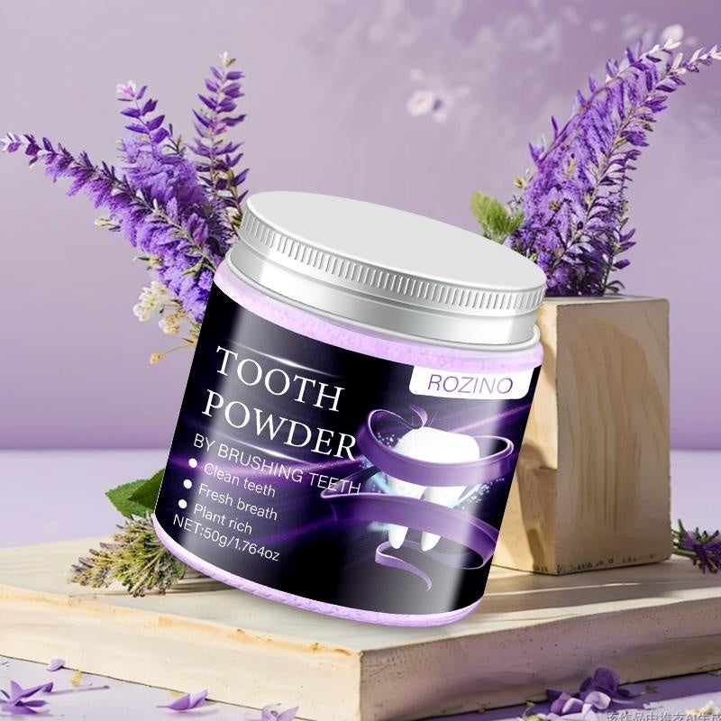 ROZINO Tooth Powder - Natural Oral Care for Clean Teeth & Fresh Breath (50g)