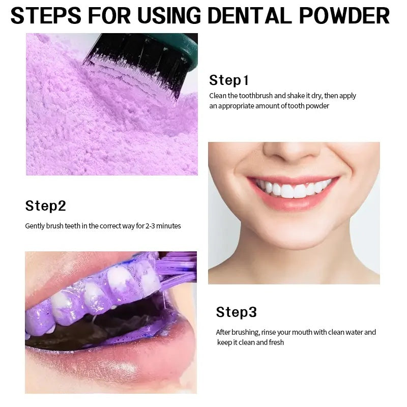 ROZINO Tooth Powder - Natural Oral Care for Clean Teeth & Fresh Breath (50g)