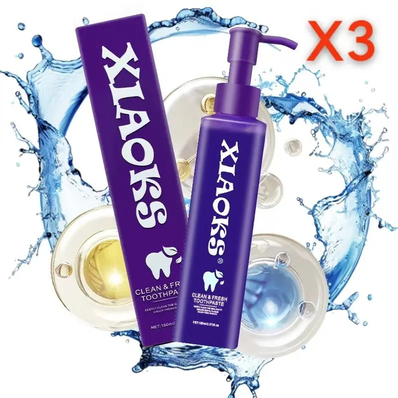 XIAOKS Clean & Fresh Toothpaste - Unlock Your Beautiful Teeth Gloss Oral Hygiene Essentials Bad Breath Killer