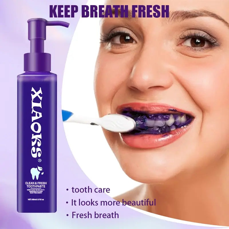 XIAOKS Clean & Fresh Toothpaste - Unlock Your Beautiful Teeth Gloss Oral Hygiene Essentials Bad Breath Killer
